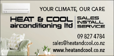 Heat and Cool Air Conditioning Logo