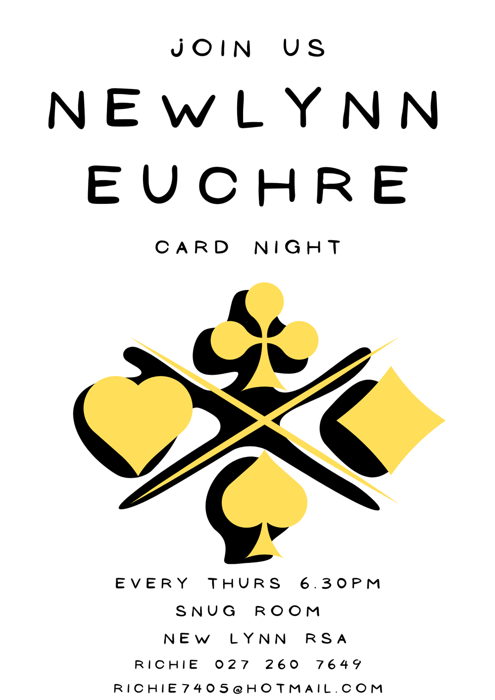 Euchre Card Night